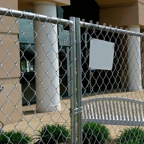 High Security Galvanized PVC Coated Animal Chain Link Fence Sports Protection Fence