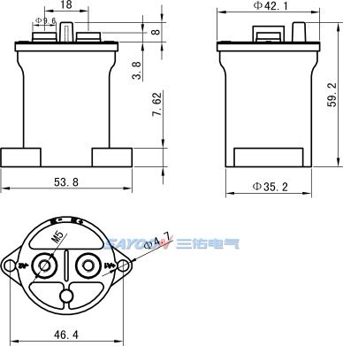 SEV100AD HV DC Contactor detial (5)