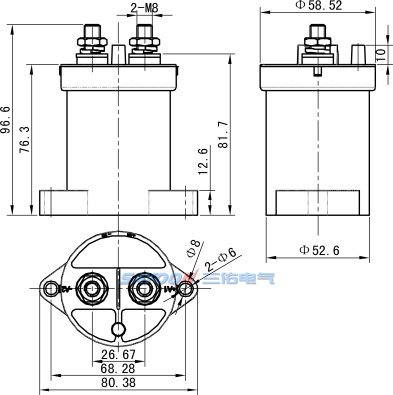 SEV250AD HV DC Contactor detail (5)