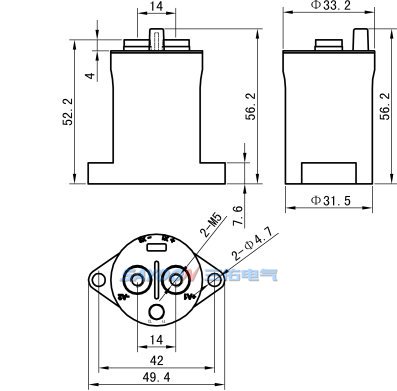 SEV30AD HV DC Contactor detail (4)