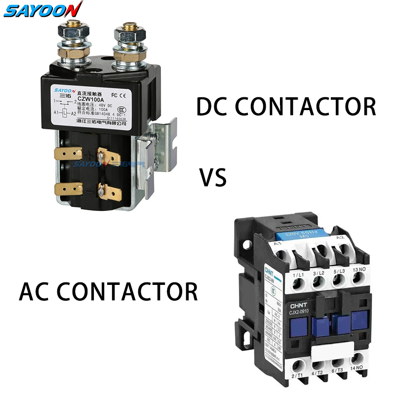 DC Contactors vs. AC Contactors
