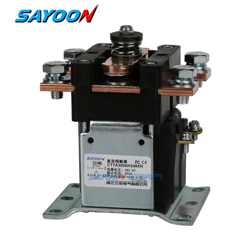 What are non-polarized and polarized DC contactors?