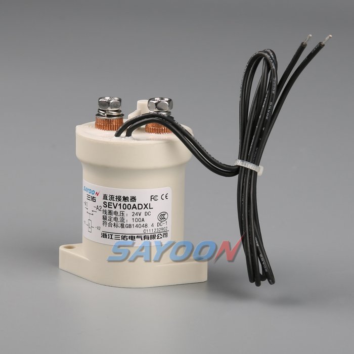 SEV100AD High Voltage Epoxy Resin Sealed DC Contactor