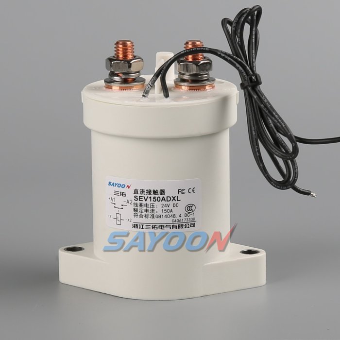 SEV150AD High Voltage Epoxy Resin Sealed DC Contactor