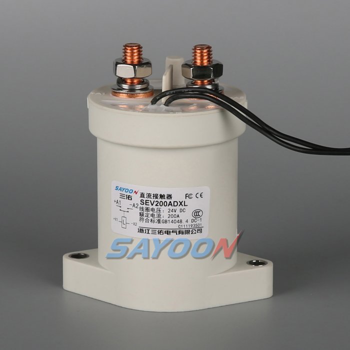 SEV200AD High Voltage Epoxy Resin Sealed DC Contactor