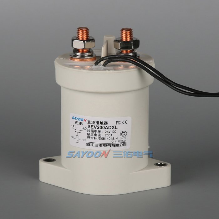 SEV200FD High Voltage Epoxy Resin Sealed DC Contactor