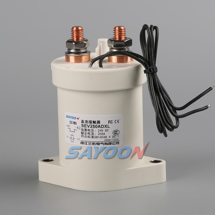 SEV250AD High Voltage Epoxy Resin Sealed DC Contactor