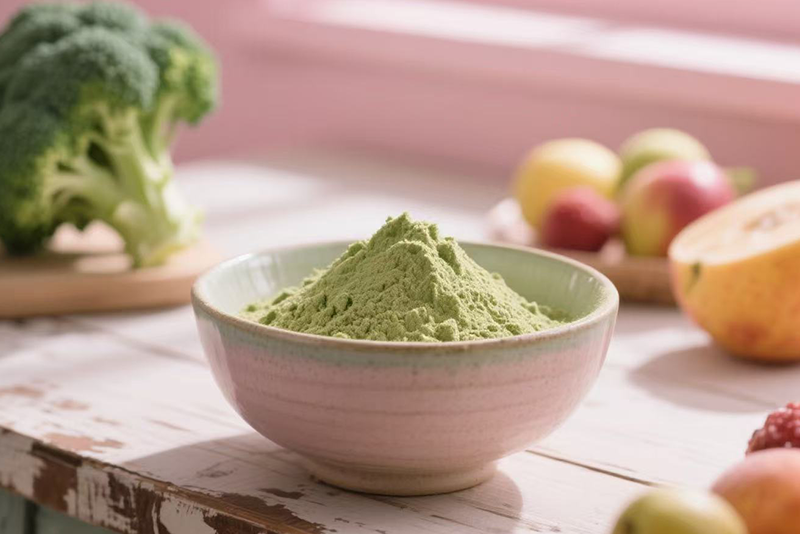 Broccoli Powder-Green Coconut Flour, Plant-derived Nutritional Crystals