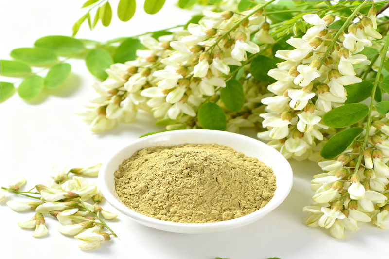 Extrato de Sophora japonica: Suave e calmante, nutre de dentro para fora.