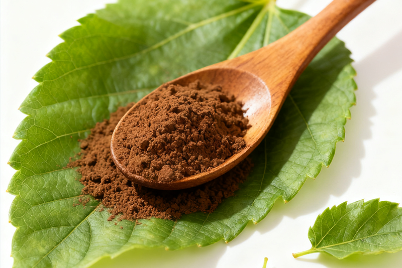 Extrato de folha de amoreira altamente ativo: ingredientes naturais que auxiliam no gerenciamento diário da saúde.