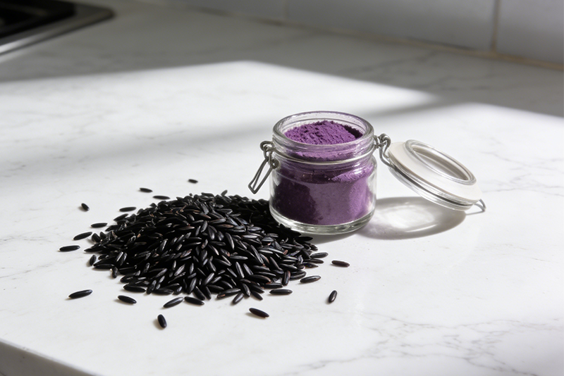 Black rice Extract: High Concentration Anthocyanin Standardized Raw Material Solution