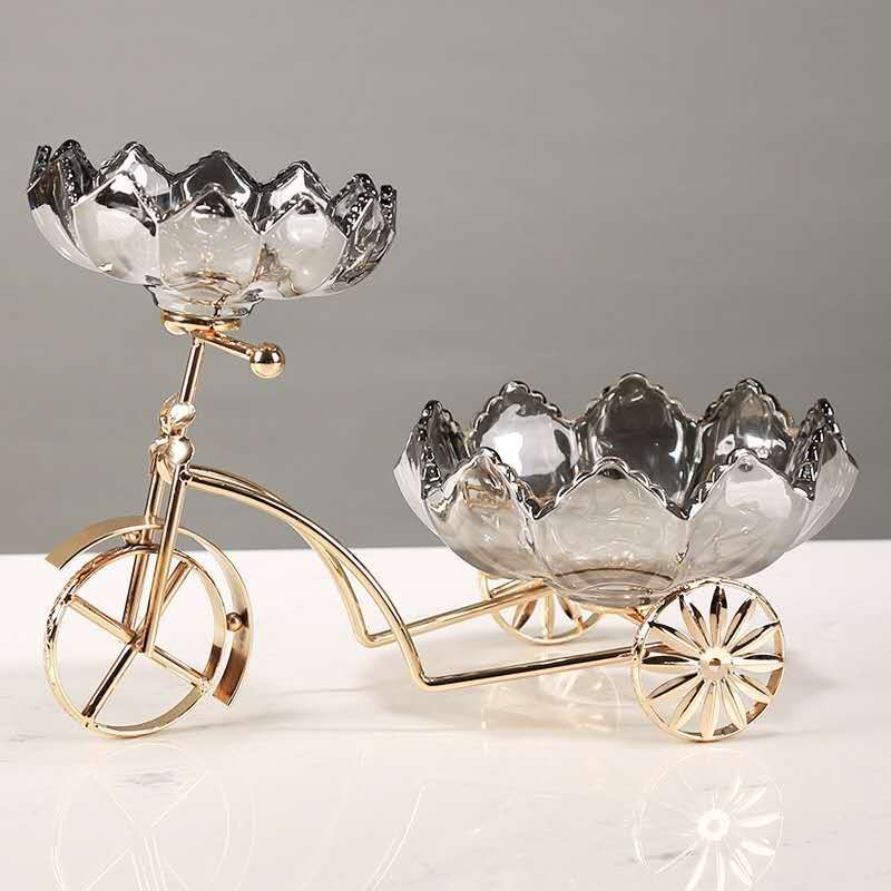 Modern Nordic Bicycle Fruit Plate