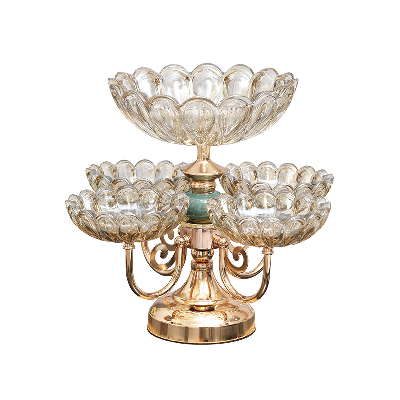 Exquisite High-End Metal Fruit Plate