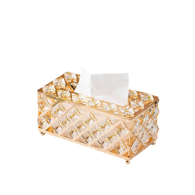 Luxury Decorative Crystal Tissue Box