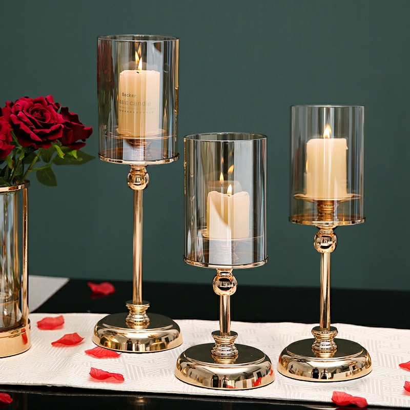 Modern Light Luxury Candle Holder for Table Décor