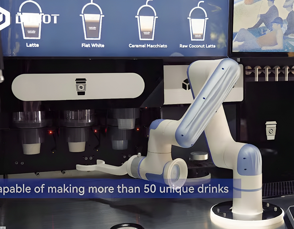 Mechanical arm coffee machine (9)