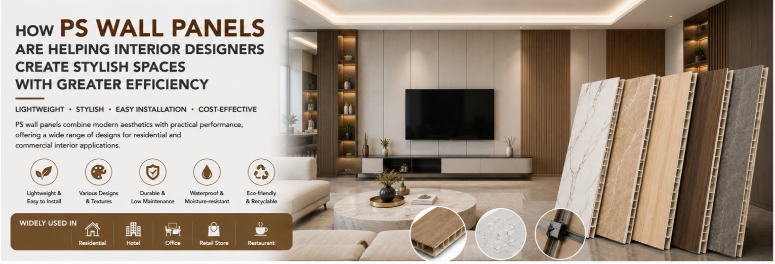 Comment les panneaux muraux PS aident les architectes d'intérieur à créer des espaces élégants et plus efficaces
