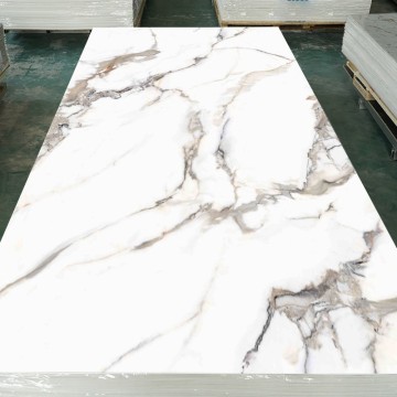 Formaldehyde free, moisture-proof, fire-resistant and flame-retardant indoor background wall decoration marble patterned board