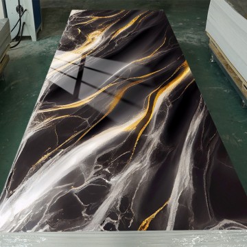 High fidelity, lightweight design, waterproof and moisture-proof, fire-resistant and flame-retardant, easy to process and install, and environmentally friendly 3D printed UV marble slabs