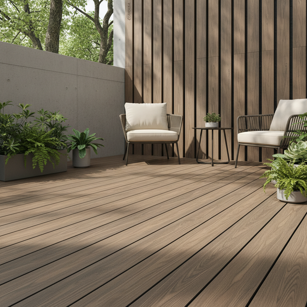 Wall Wpc Panel For Outdoor Decking & Flooring