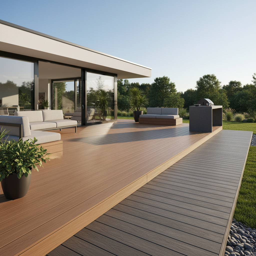 Pvc Wpc Panel For Outdoor Decking & Flooring