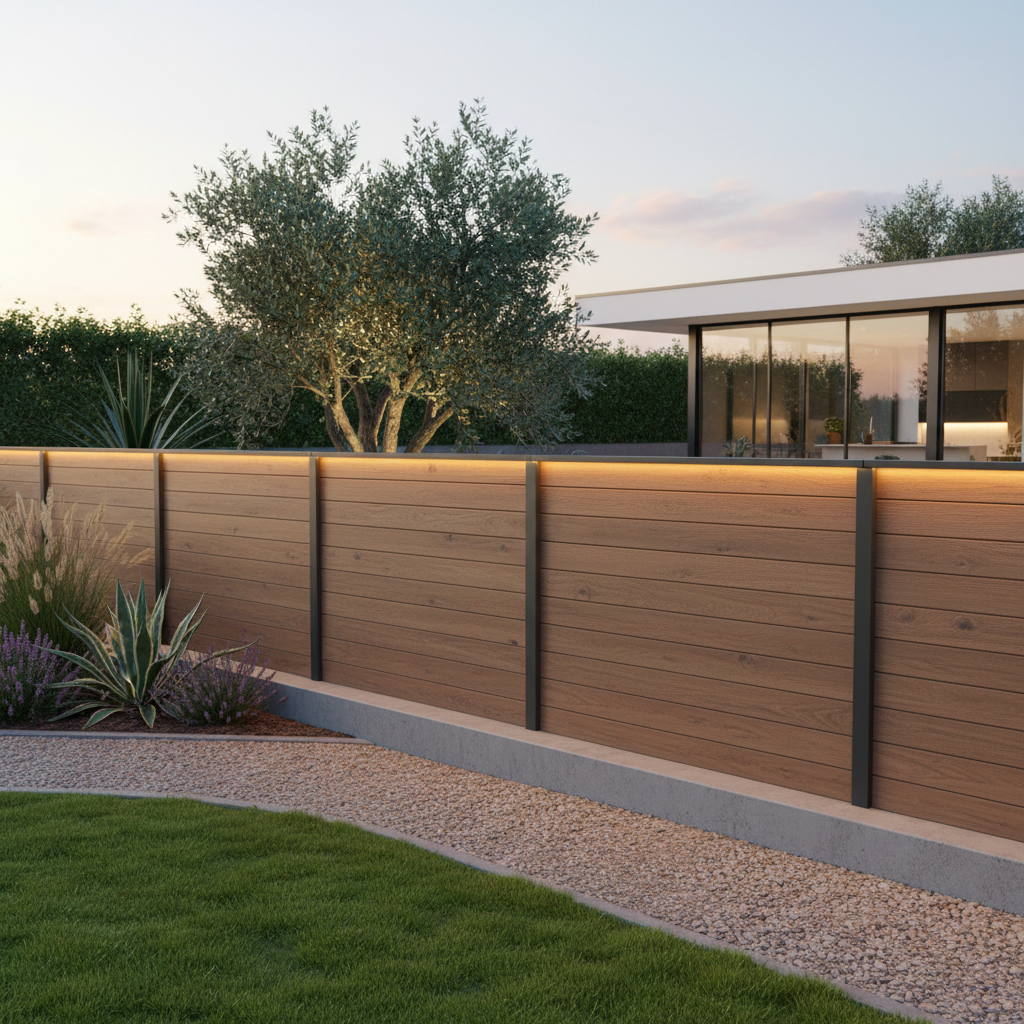 Wpc Fence Panel For Landscape Architecture