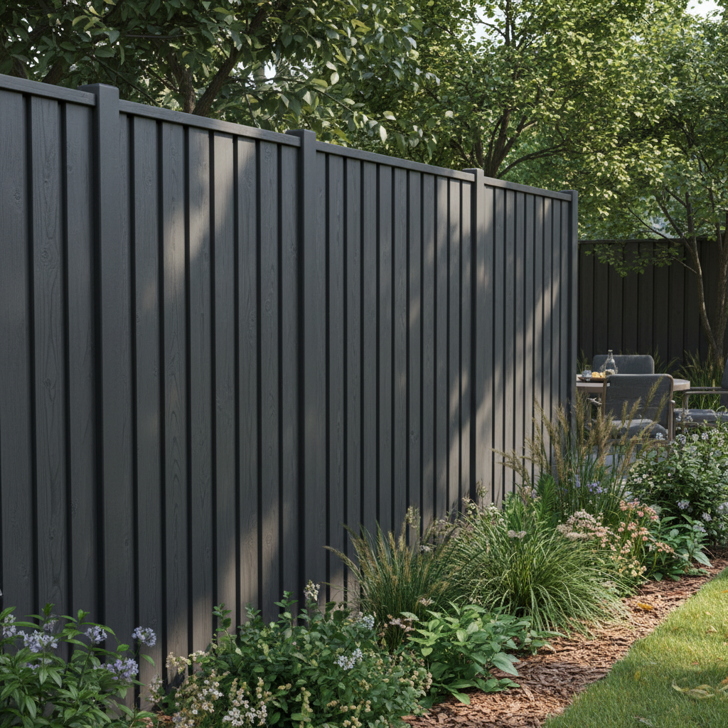 Wpc Fluted Panel For Garden Fencing & Privacy Screens