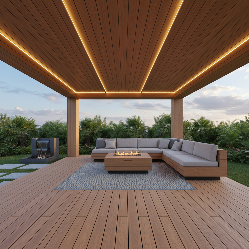 Wpc Ceiling Panel For Outdoor Decking & Flooring
