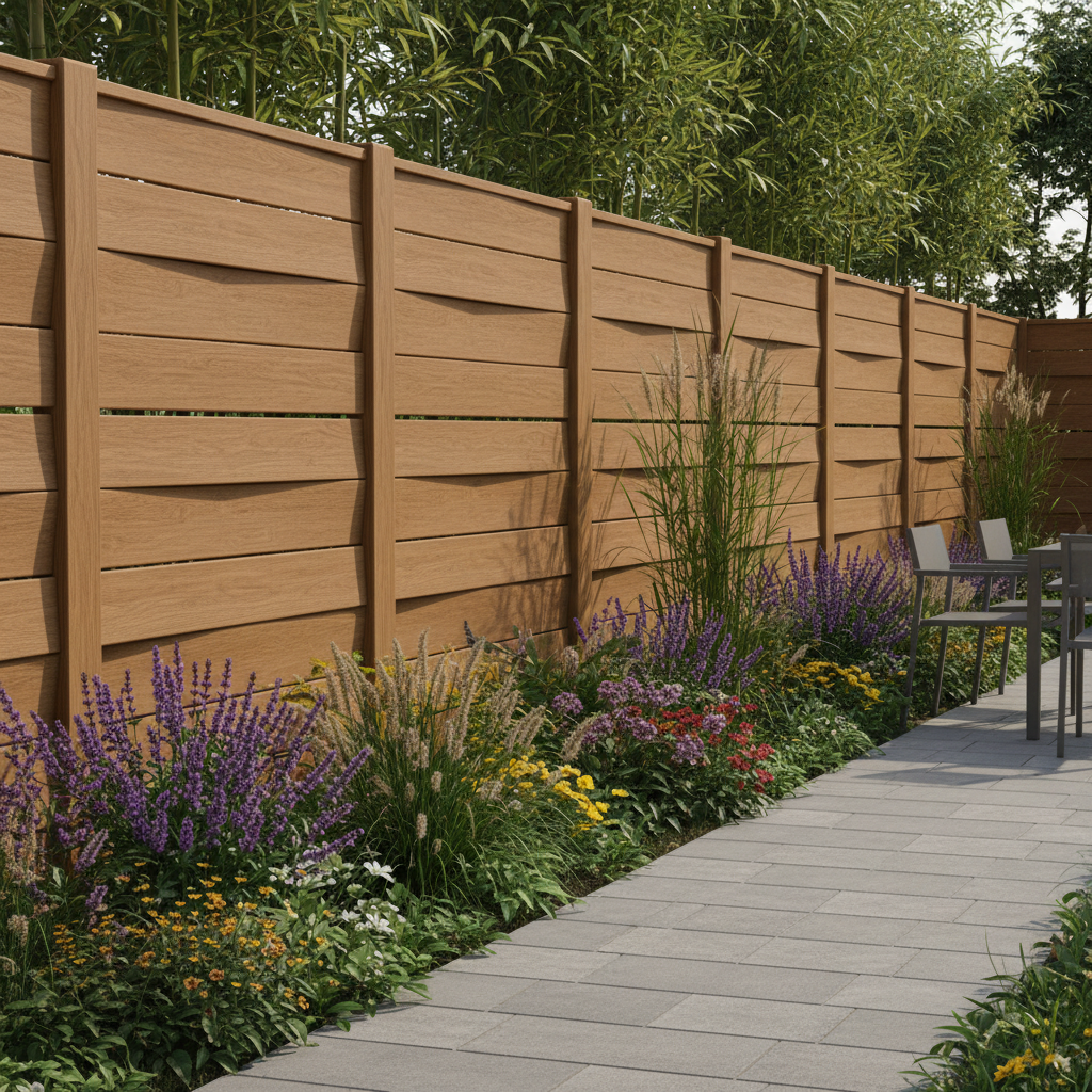 Wpc 3d Panel For Garden Fencing & Privacy Screens