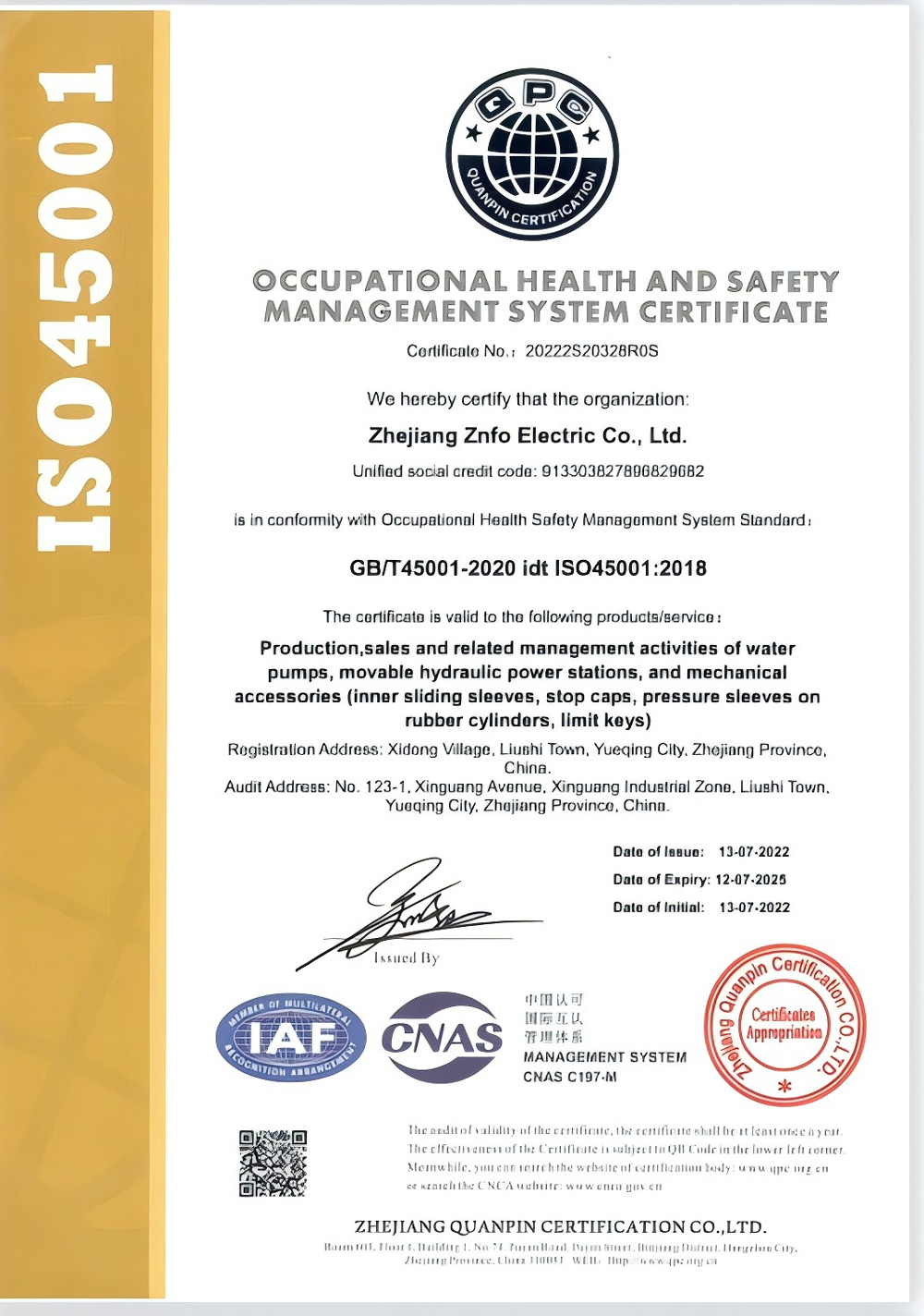 ISO45001-OCCUPATIONAL-HEALTH-AND-SAFETY-MANAGEMENT-SYSTEM-CERTIFICATE-MANAGEMENT-SYSTEM-CERTIFICATE