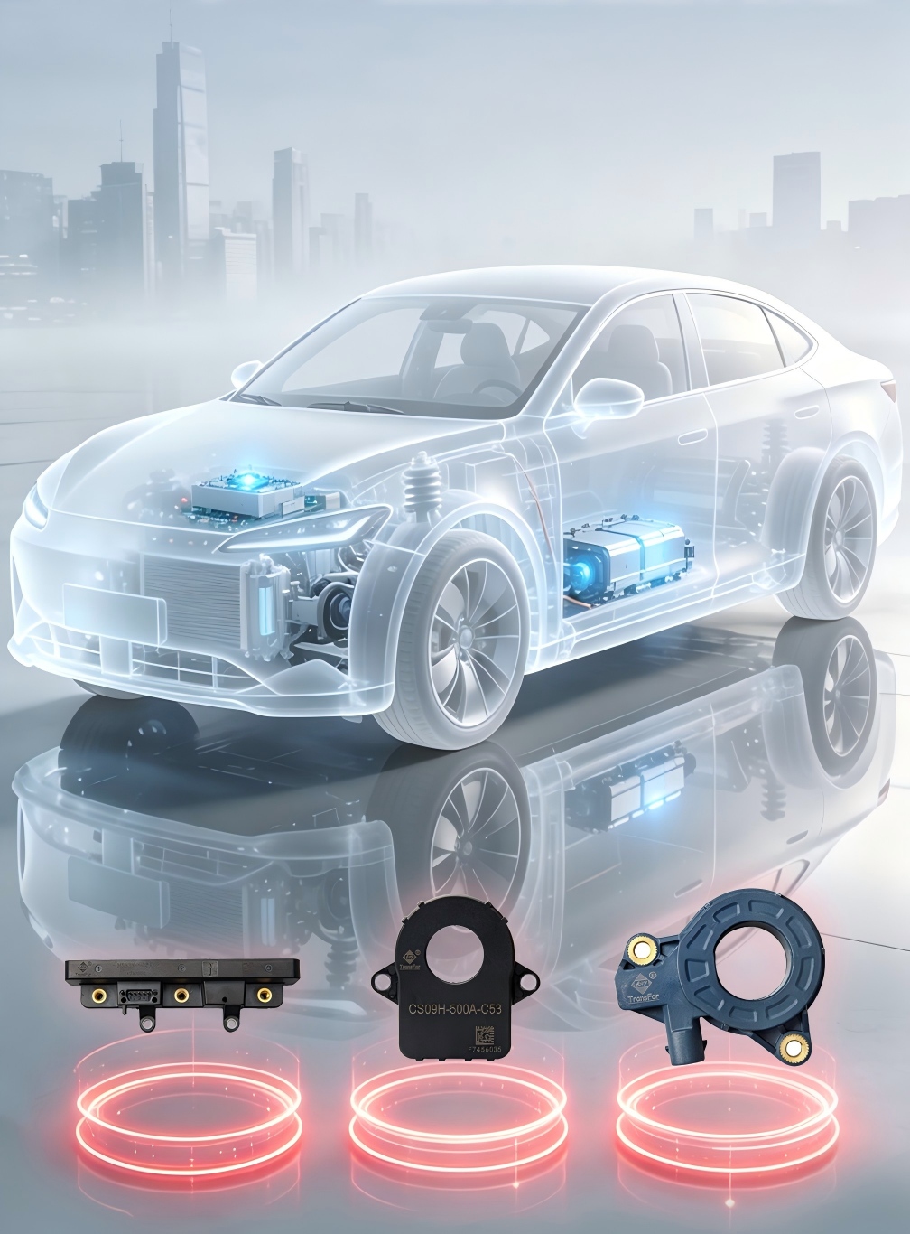 TransFar × New Energy Vehicles | MCU and BMS Current Sensor Solutions