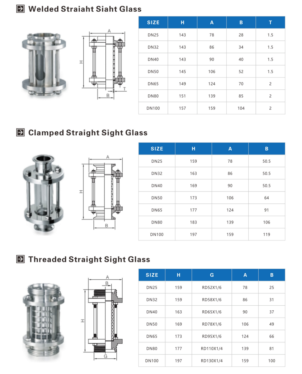 Tubular Sight Glass