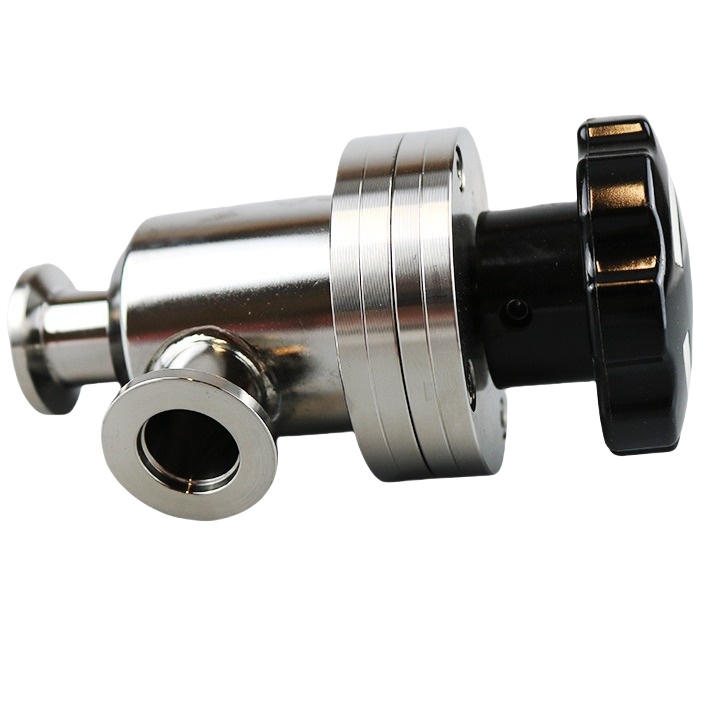 High Vacuum Manual Angle Valve for Precise Control