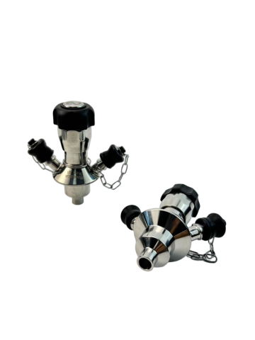 Aseptic sampling valve