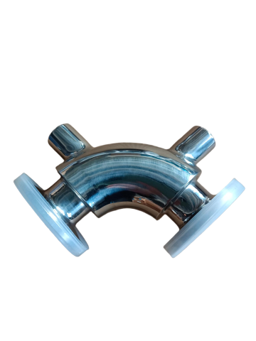 Sanitary Stainless Steel Heating Jacketed Tri Clover Elbow