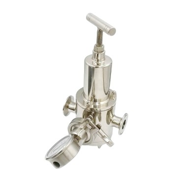 Stainless Steel Sanitary  Clamped Pressure Reducing Valve for Water System