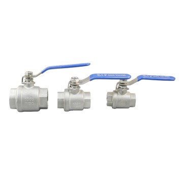 CF8m 1000wog SS 304 316L 2PCS Stainless Steel Ball Valve