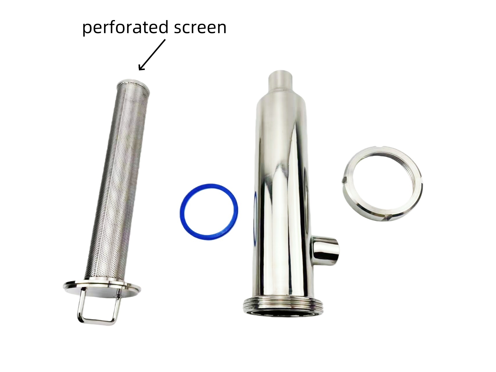 What are the advantages of wedge wire screen and perforated screen of filters?