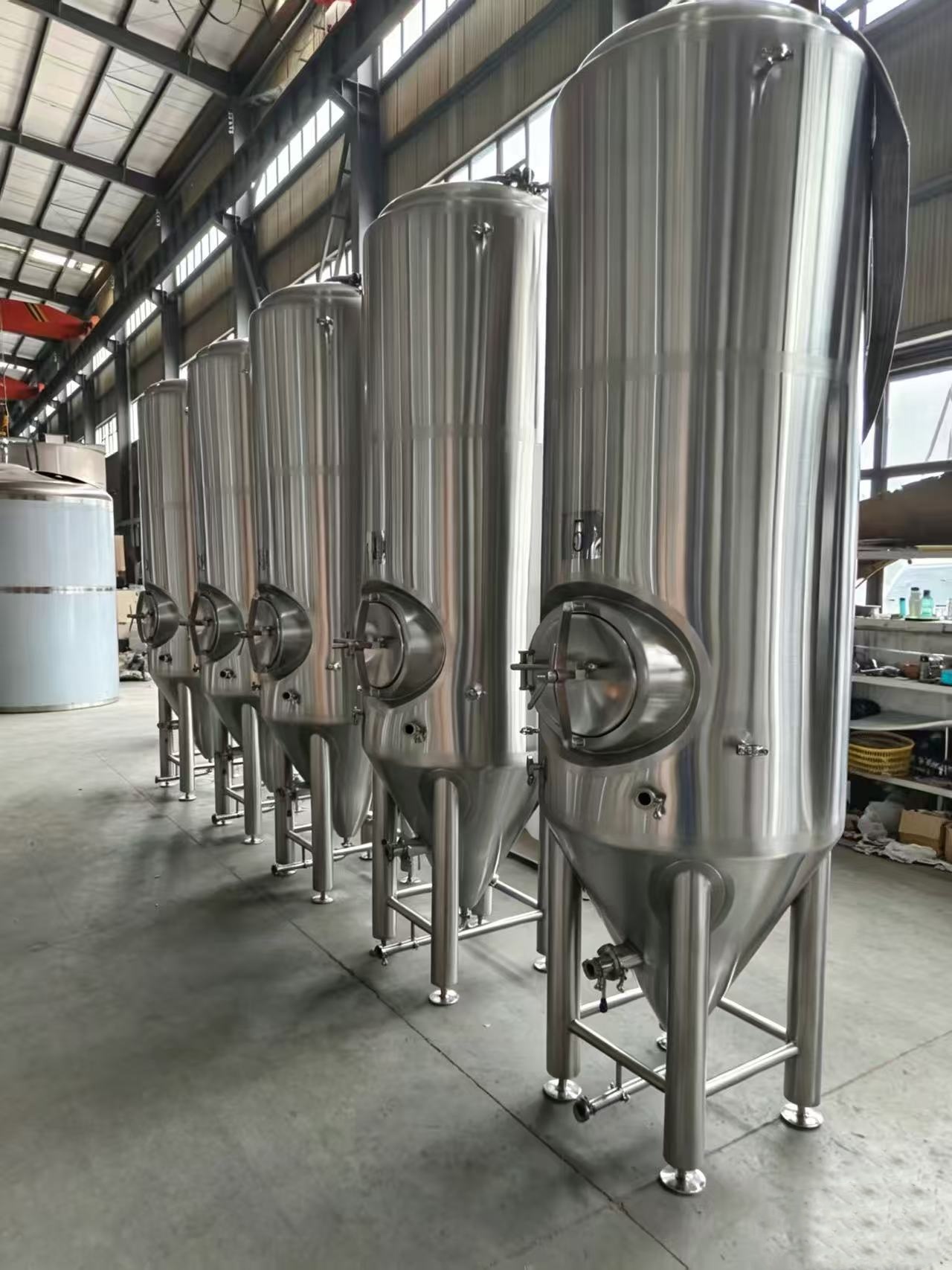 fermen conique en acier inoxydable