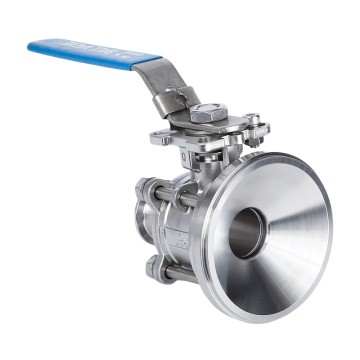Hygienic Stainless Steel Flush Bottom Valve with Spare Diaphragm and O Ring