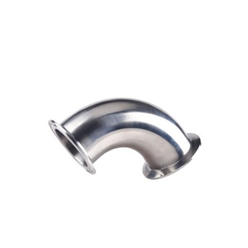 Stainless Steel Sanitary Grade DIN11851 SMS-2CMP 90D Clamped Pipe Bend