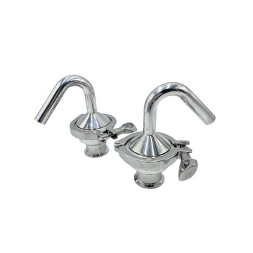 Sanitary Food Grade SS304 Threading Regulating Vent Valve Weld Air Pressure Release Valve