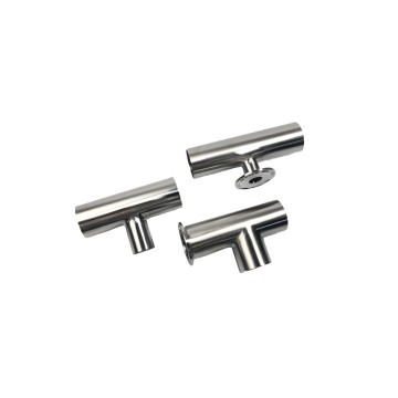 Stainless Steel Sanitary DIN-D7W AS1528.3 Tri Clamp Equal Tee