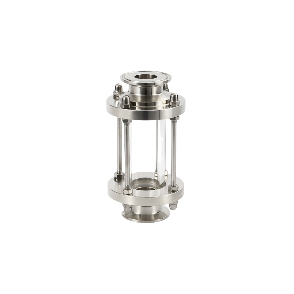 Sanitary Stainless Steel Triclamp Tubular Type Ferrule Sight Glass with Protective Cover