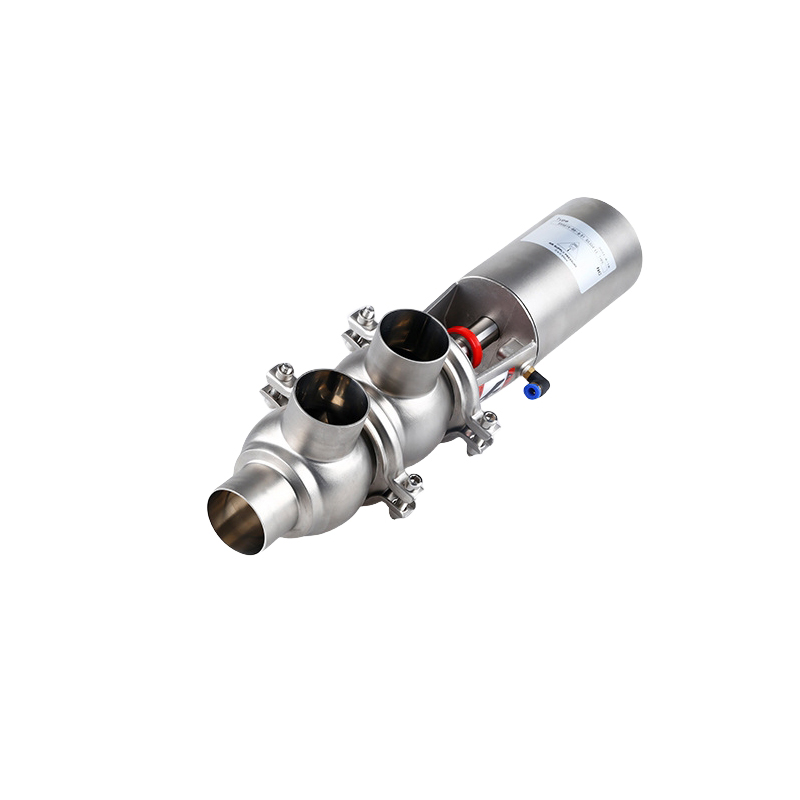 Stainless Steel DZ3 Pneumatic Single Divert Seat Valve for Food Grade