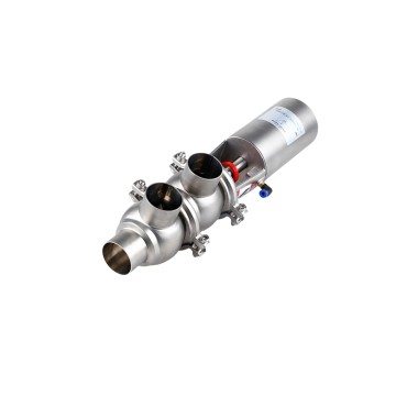 Stainless Steel DZ3 Pneumatic Single Divert Seat Valve for Food Grade