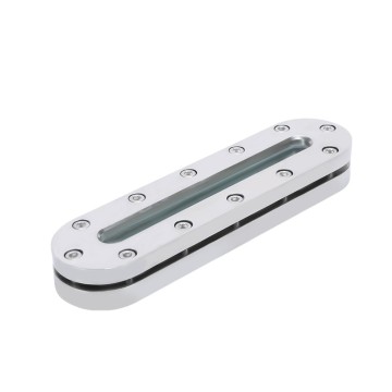 Stainless Steel Elongated Ellipse/Obround Sight Glass with Level Indicator