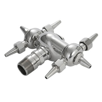 Stainless Steel Sanitary Threaded rotary cleaning ball