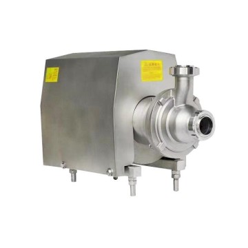 Sanitary Steel Stainless Hygienic CIP Type Self Sucking Return Pump