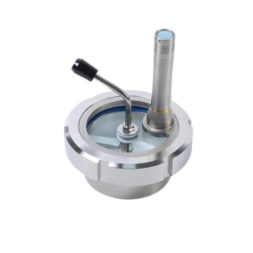 Sanitary Sight Glass with Light Indicator and wiper